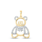 Enchanting 10kt Yellow Gold Diamond Animal & Bug Pendant - Splendid Jewellery