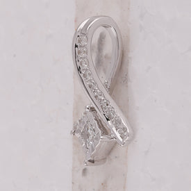 Enchanting Black Diamond Heart Pendant in 10kt White Gold - Splendid Jewellery