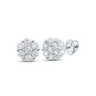 Enchanting Blossom Diamond Cluster Earrings - Splendid Jewellery