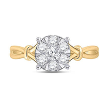 Load image into Gallery viewer, Enchanting Blossom Diamond Cluster Ring - Splendid Jewellery