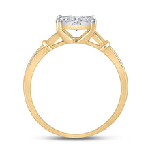 Load image into Gallery viewer, Enchanting Blossom Diamond Cluster Ring product Side View 2 from Splendid Jewellery