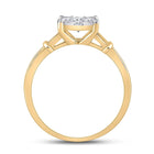 Enchanting Blossom Diamond Cluster Ring product Side View 2 from Splendid Jewellery