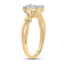 Load image into Gallery viewer, Enchanting Blossom Diamond Cluster Ring product Side View from Splendid Jewellery