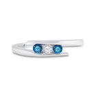 Enchanting Blue Majesty Diamond Ring Front View from Splendid Jewellery