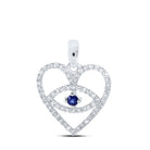Enchanting Blue Sapphire Heart Pendant: A Symbol of Love and Devotion - Splendid Jewellery