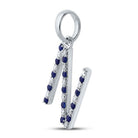 Enchanting Blue Sapphire Initial Pendant: A Symbol of Elegance and Individuality - Splendid Jewellery