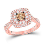 Enchanting Brown Diamond Solitaire Bridal Wedding Ring - Splendid Jewellery