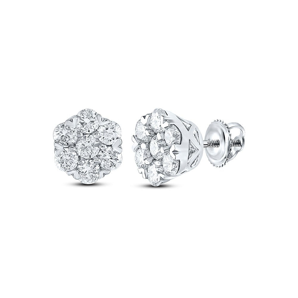 Enchanting Diamond Blossom Earrings - Splendid Jewellery