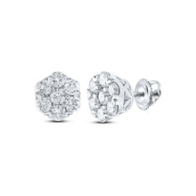 Load image into Gallery viewer, Enchanting Diamond Blossom Earrings - Splendid Jewellery