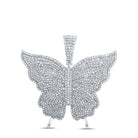 Enchanting Diamond Butterfly Pendant - 4 - 1/5 Cttw, 10kt White Gold - Splendid Jewellery