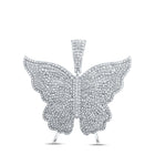 Enchanting Diamond Butterfly Pendant - 4 - 1/5 Cttw, 10kt White Gold - Splendid Jewellery