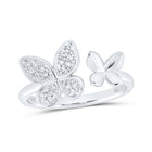 Enchanting Diamond Butterfly Ring - Splendid Jewellery