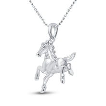 Load image into Gallery viewer, Enchanting Diamond Equestrian Pendant - Splendid Jewellery