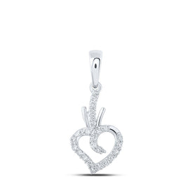 Enchanting Diamond Heart & Love Symbol Pendant - Splendid Jewellery