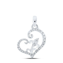 Load image into Gallery viewer, Enchanting Diamond Heart &amp; Love Symbol Pendant - Splendid Jewellery