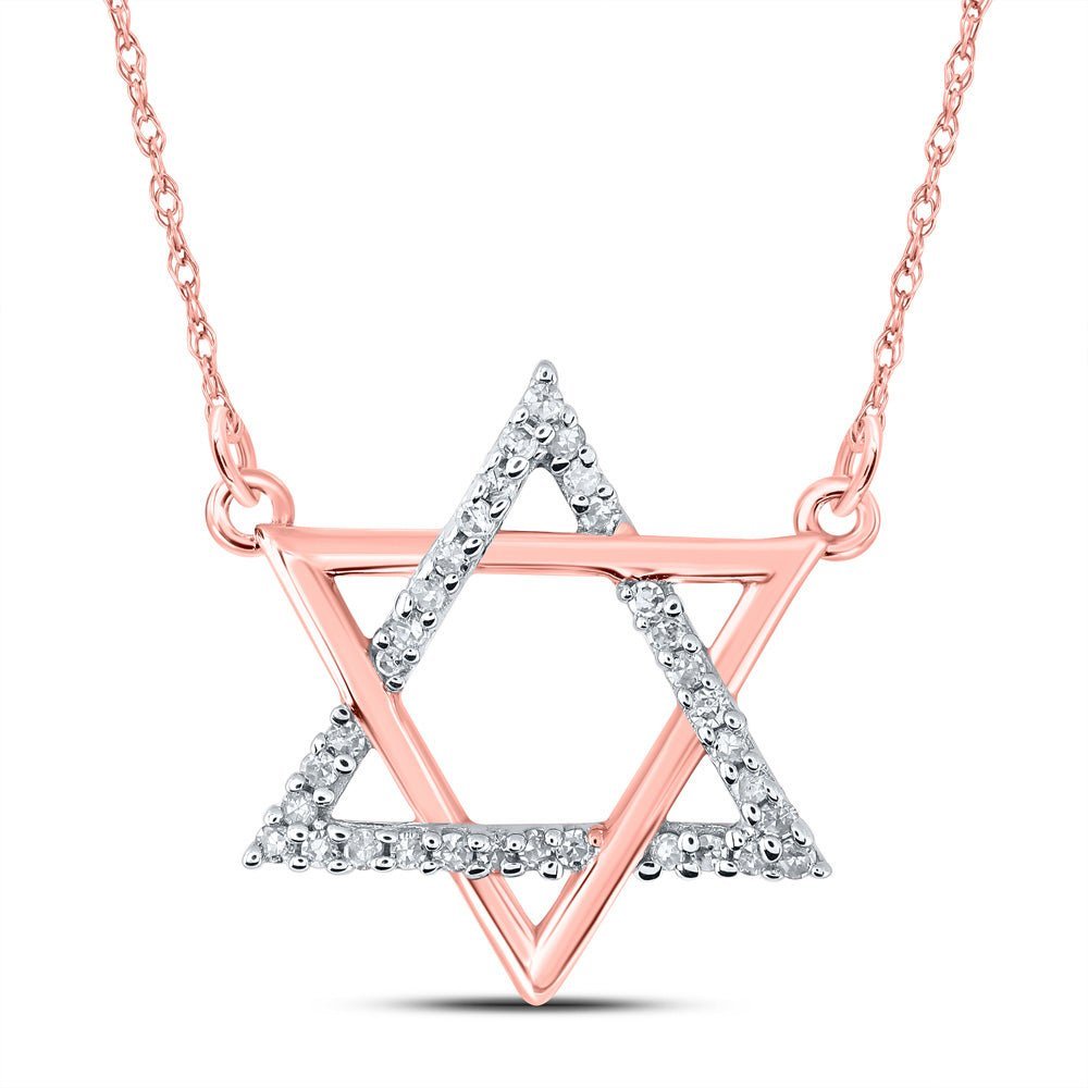Enchanting Diamond Magen David Star Necklace - Splendid Jewellery