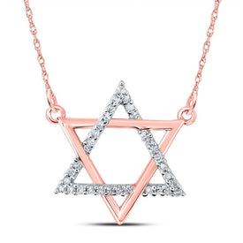 Enchanting Diamond Magen David Star Necklace - Splendid Jewellery