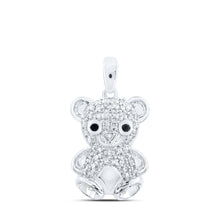 Load image into Gallery viewer, Enchanting Diamond Teddy Bear Pendant - Splendid Jewellery