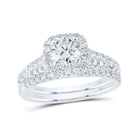 Enchanting Emerald Brilliance Wedding Ring Set - Splendid Jewellery