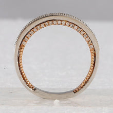 Load image into Gallery viewer, Enchanting Harmony: 14kt Two - tone Gold Princess Diamond Bridal Wedding Ring Band Set 1 - 1/3 Cttw - Splendid Jewellery