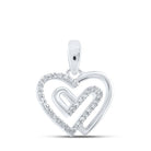 Enchanting Love and Diamond Heart Pendant - Splendid Jewellery