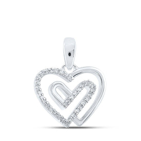 Enchanting Love and Diamond Heart Pendant - Splendid Jewellery