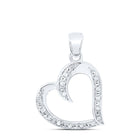 Enchanting Love Diamond Heart Pendant  Top View from Splendid Jewellery
