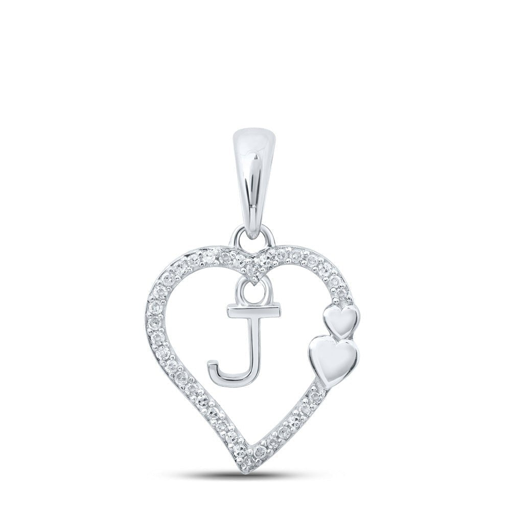 Enchanting Love Letter Diamond Pendant - Splendid Jewellery