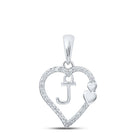 Enchanting Love Letter Diamond Pendant - Splendid Jewellery