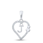 Enchanting Love Letter Diamond Pendant - Splendid Jewellery