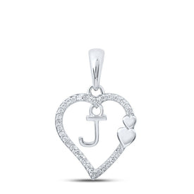 Enchanting Love Letter Diamond Pendant - Splendid Jewellery