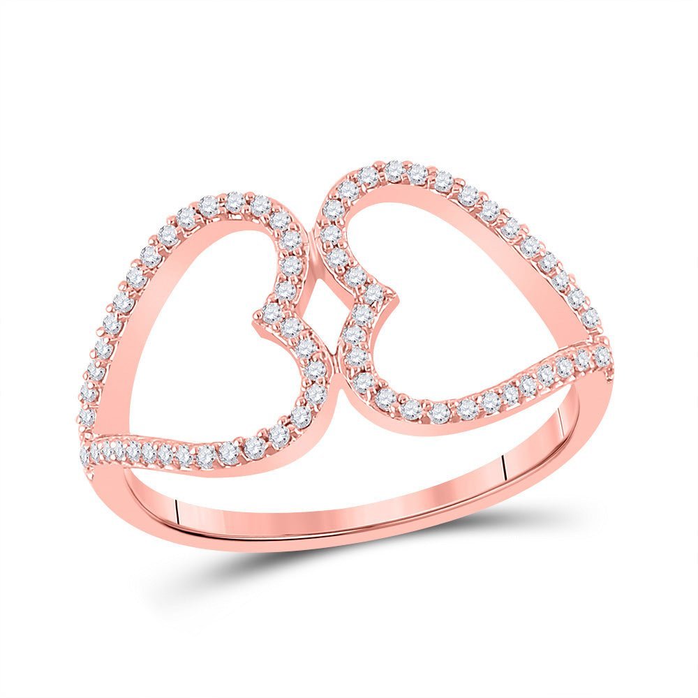 Enchanting Love Story Diamond Heart Ring - Splendid Jewellery
