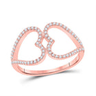 Enchanting Love Story Diamond Heart Ring - Splendid Jewellery