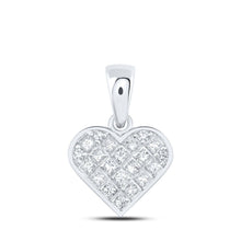 Load image into Gallery viewer, Enchanting Love's Diamond Heart Pendant - Splendid Jewellery