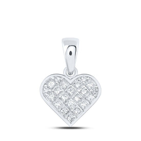 Enchanting Love's Diamond Heart Pendant - Splendid Jewellery
