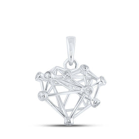 Enchanting Love's Embrace Diamond Heart Pendant - Splendid Jewellery