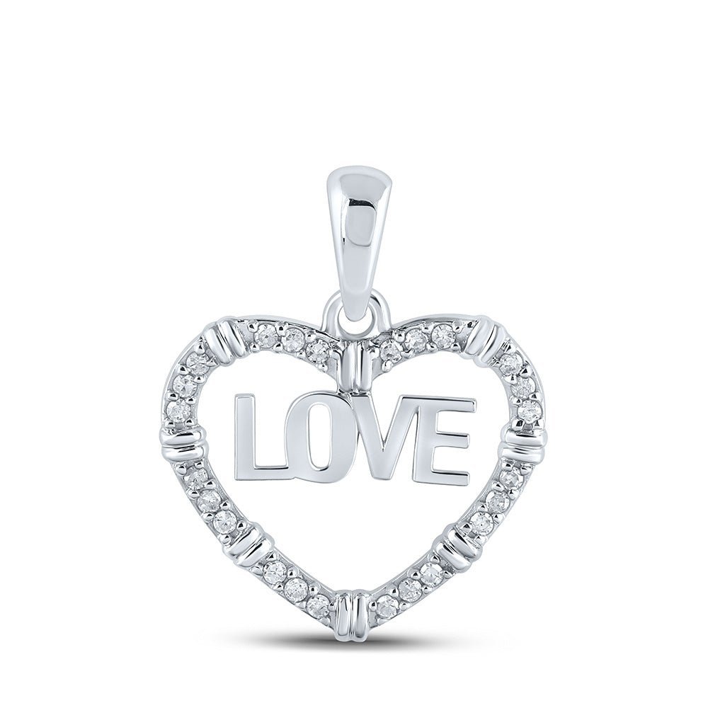 Enchanting Love's Embrace Diamond Pendant - Splendid Jewellery