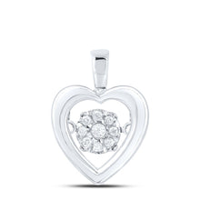 Load image into Gallery viewer, Enchanting Love's Twinkle Diamond Heart Pendant - Splendid Jewellery