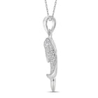 Enchanting Marine Life Diamond Pendant  Side View from Splendid Jewellery