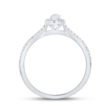 Load image into Gallery viewer, Enchanting Marquise Diamond Halo Bridal Wedding Ring - Splendid Jewellery