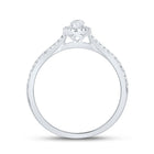 Enchanting Marquise Diamond Halo Bridal Wedding Ring - Splendid Jewellery