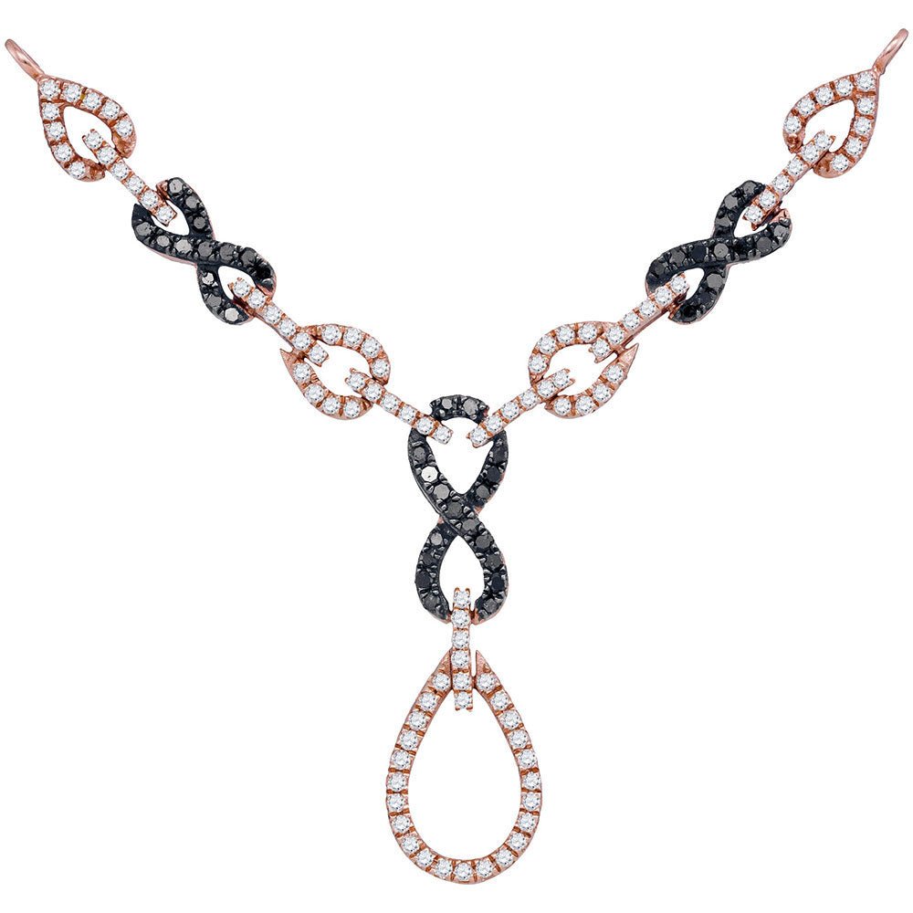Enchanting Noir Diamond Pendant Necklace - Splendid Jewellery