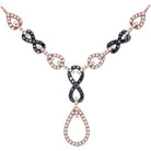 Enchanting Noir Diamond Pendant Necklace - Splendid Jewellery