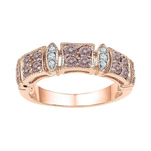 Load image into Gallery viewer, Enchanting Pink Morganite Diamond Band Ring - Splendid Jewellery