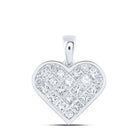 Enchanting Princess - Cut Diamond Heart Pendant - Splendid Jewellery