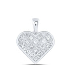 Enchanting Princess - Cut Diamond Heart Pendant - Splendid Jewellery