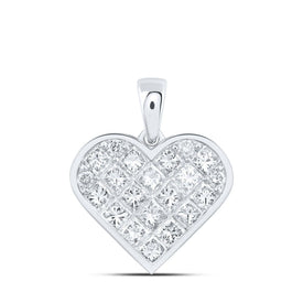 Enchanting Princess - Cut Diamond Heart Pendant - Splendid Jewellery