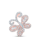 Enchanting Rose Gold Diamond Butterfly Pendant - Splendid Jewellery