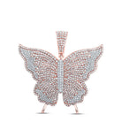 Enchanting Rose Gold Diamond Butterfly Pendant - Splendid Jewellery