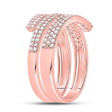 Load image into Gallery viewer, Enchanting Rose Gold Diamond Delight - Second Side View